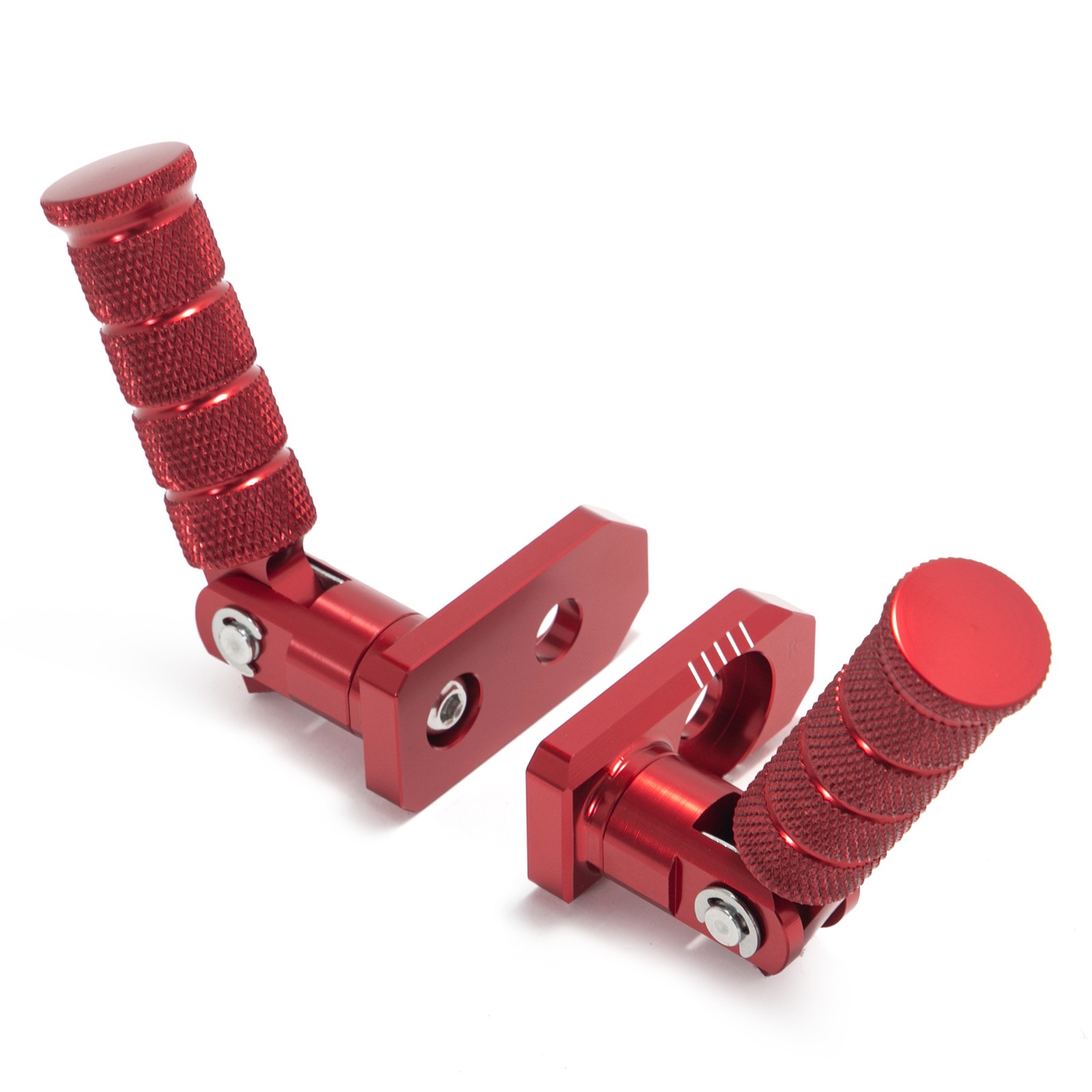 For Apollo RFN E-Bike Red Stunt Foot Pegs Pedals for Beta Explorer Dirt Bike MX