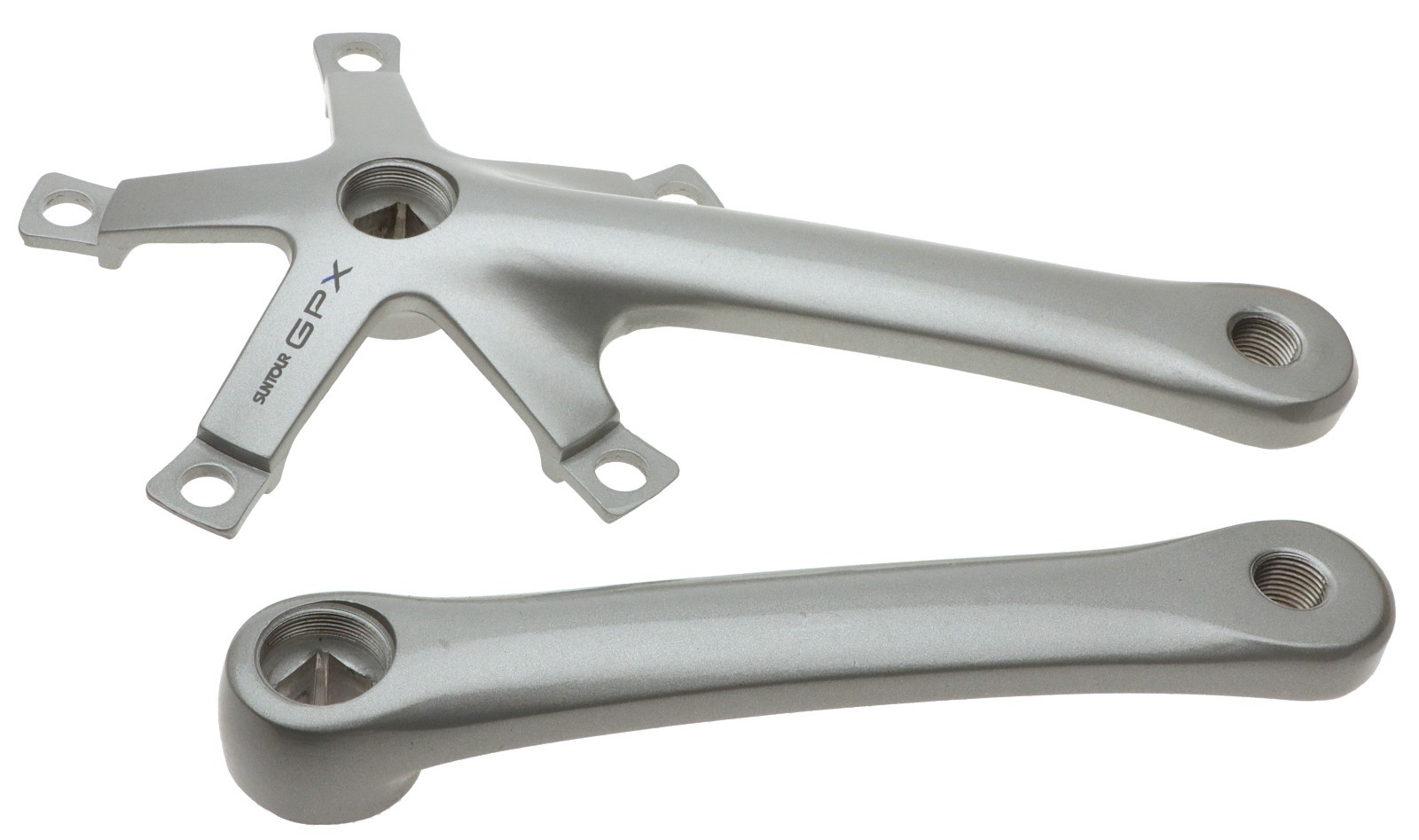 Sun Tour GPX Crankset 8 Speed 167.5mm Silver Arms Only NOS NEW VINTAGE
