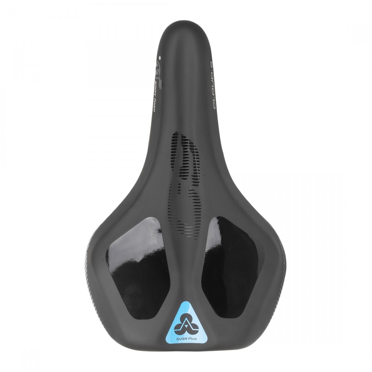 Cloud-9 Unisex Medium Sport Saddle Kush Plus Memory Foam Road MTB Unisex Black