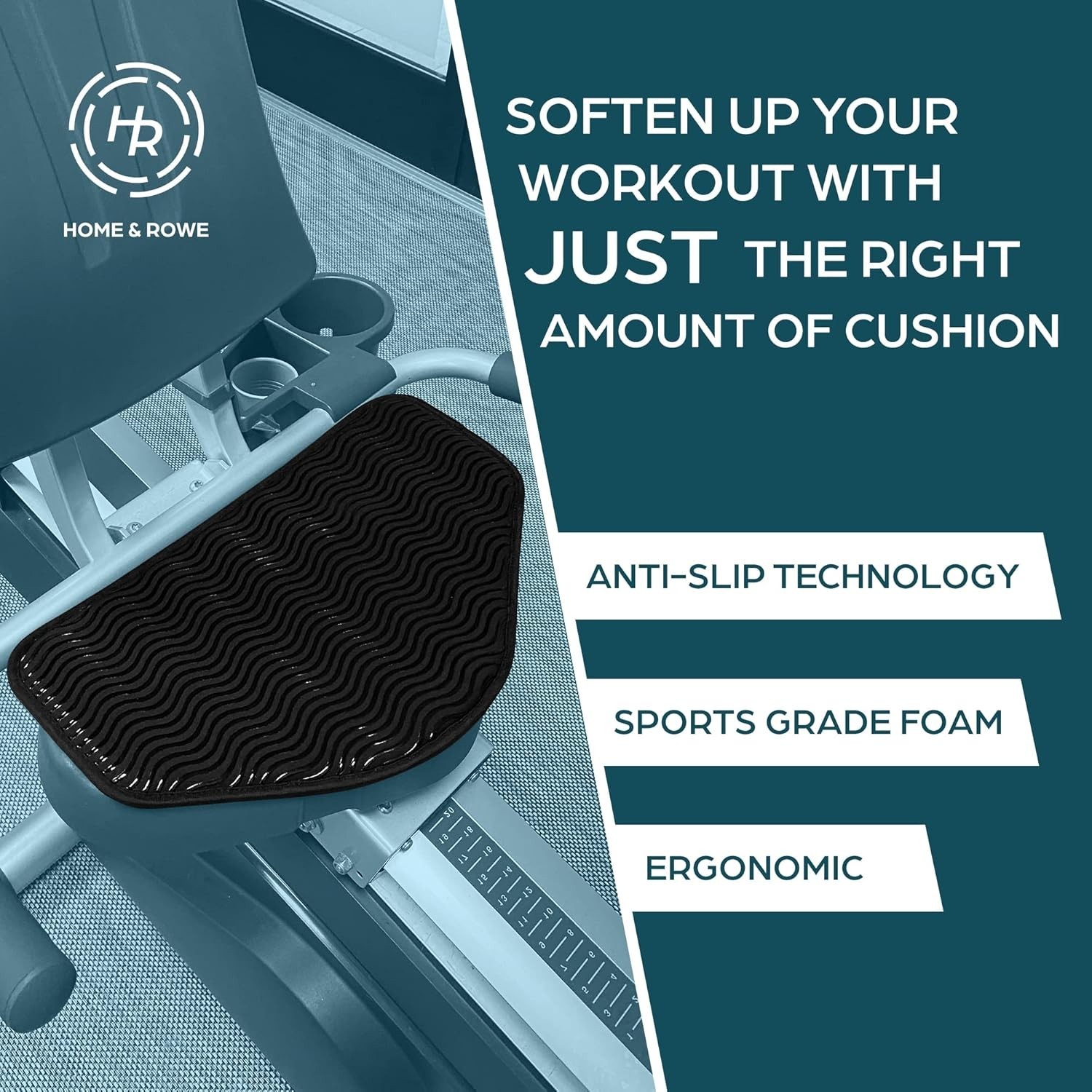 Recumbent Bike Seat Cushion – Anti-Slip Extra-Wide Seat Pad for Desk and Exer…