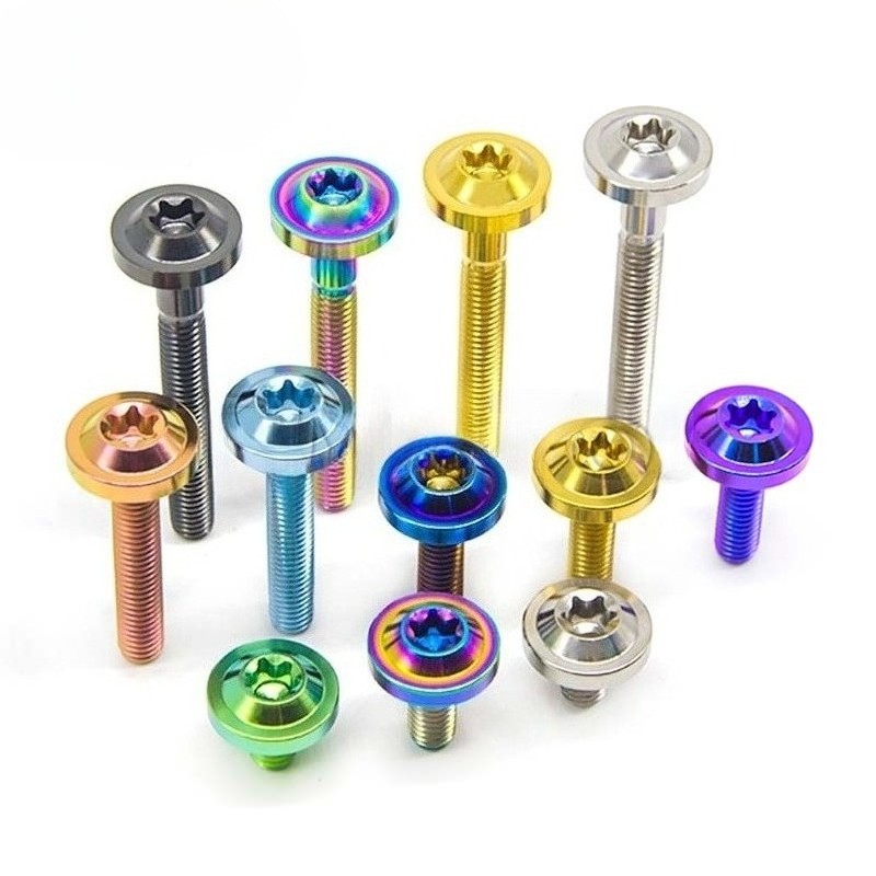 M5 Titanium Bolt Plum Torx T25 Head Screw for Bike Brake 10 12 15 20 25 30 35mm