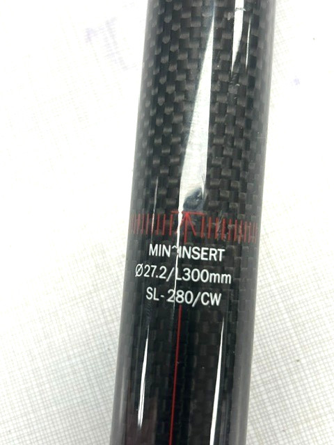 FSA Carbon Pro Carbon Fiber Wrapped Aluminum Seatpost 27.2mm x 300mm Black