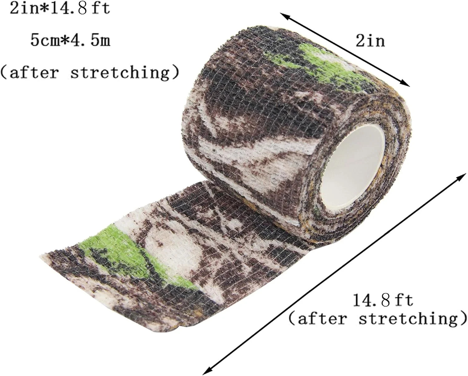 Gun Grip Tape, 6 Pack 2 Inch x 5 Yards Goon Tactical Tape for Guns, Handgun, Pis