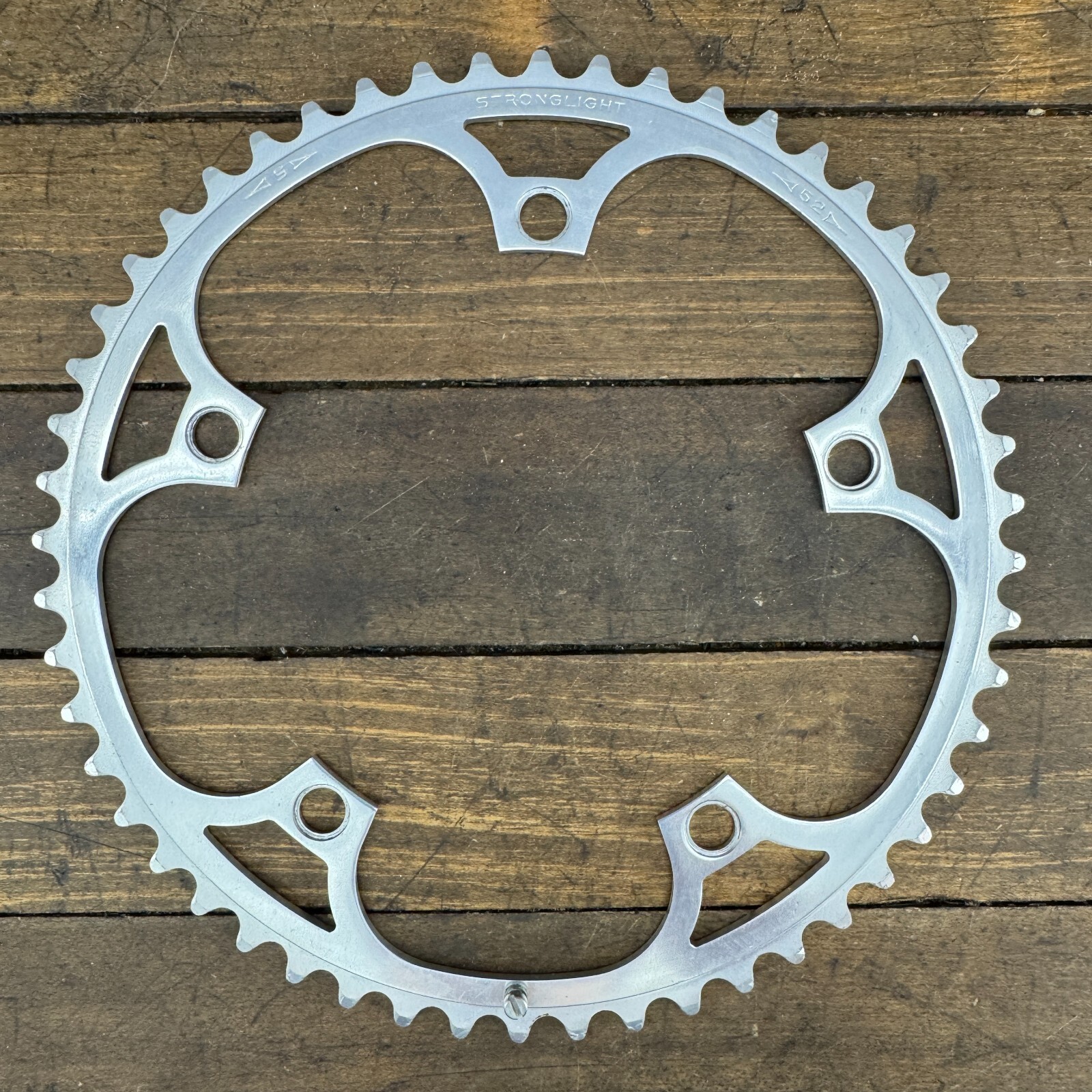 Vintage Stronglight Chainring 52 Tooth 144 BCD Alloy 5 Arm Eroica 52t 70s 80s