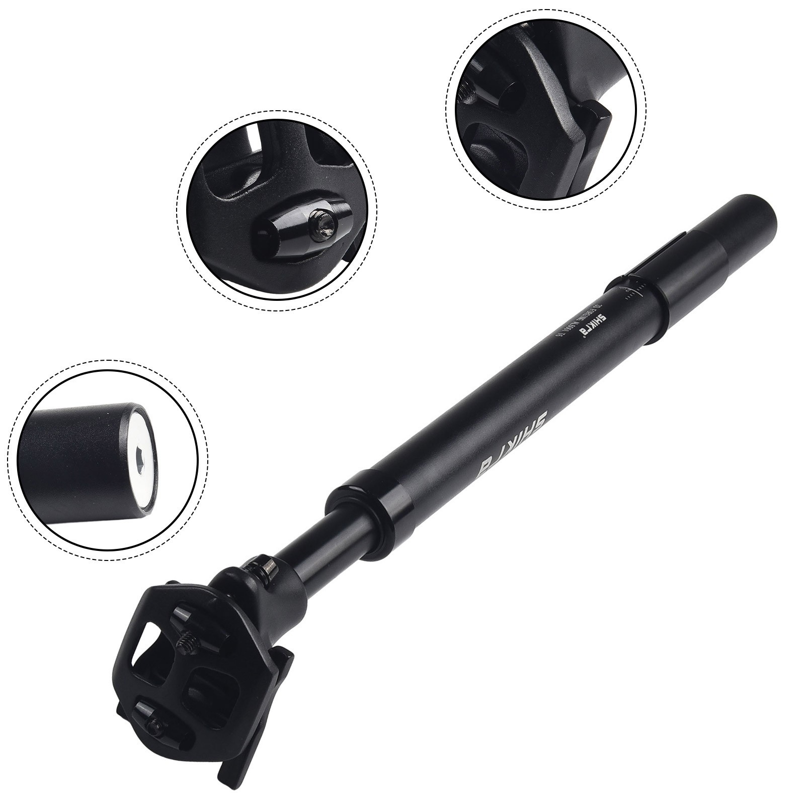 Seatpost Bike Shock Absorber Spring 27.2-33.9x400MM Aluminum Alloy Bicycle
