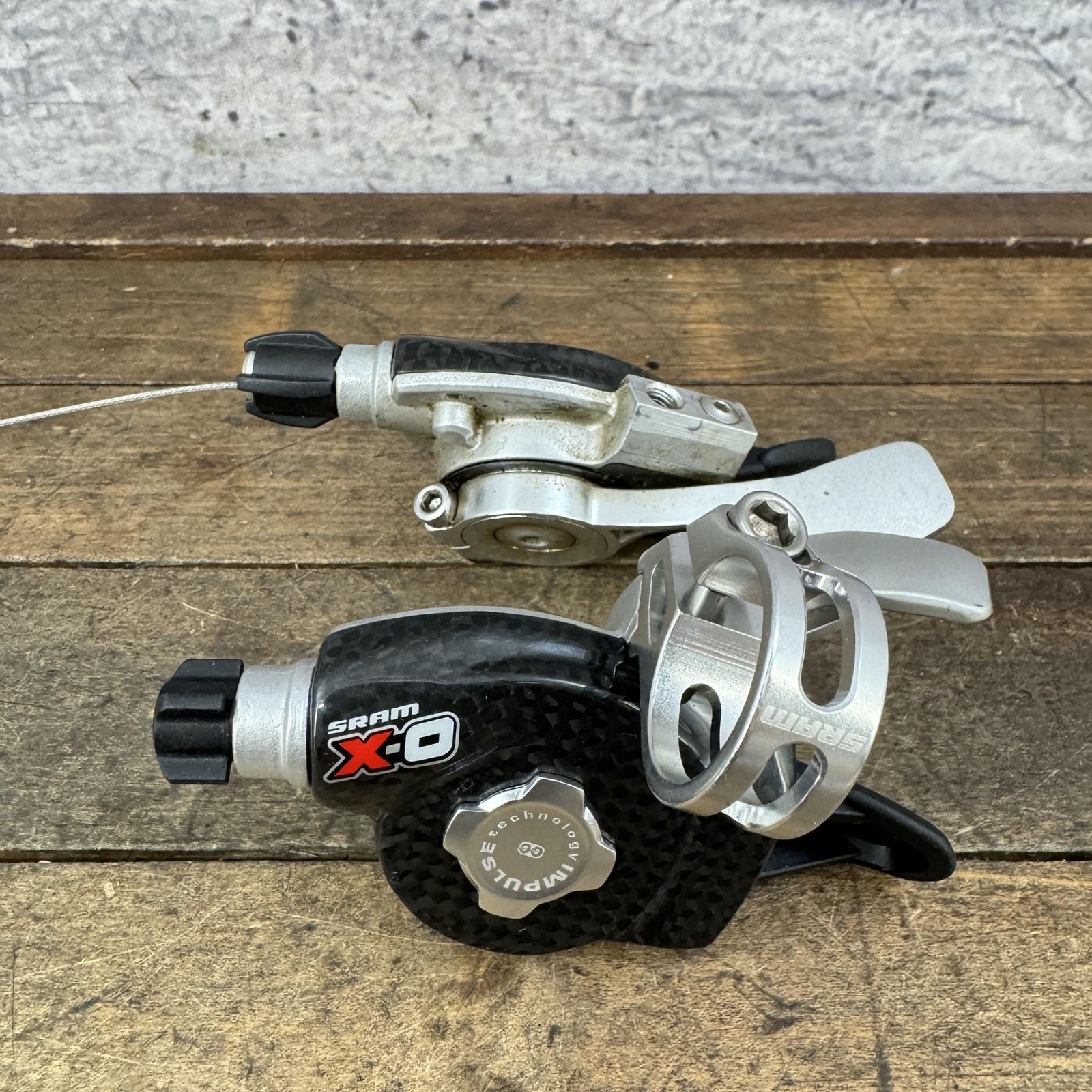 SRAM X0 Shifter Set Trigger Carbon Black MTB 1 Clamp