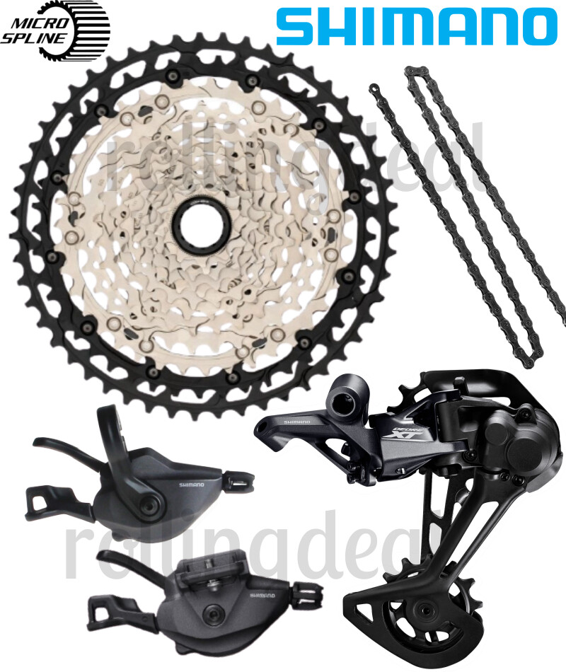 Shimano XT M8100 1×12 Speed 4pcs Groupset w/MICRO SPLINE10-51T Cassette New