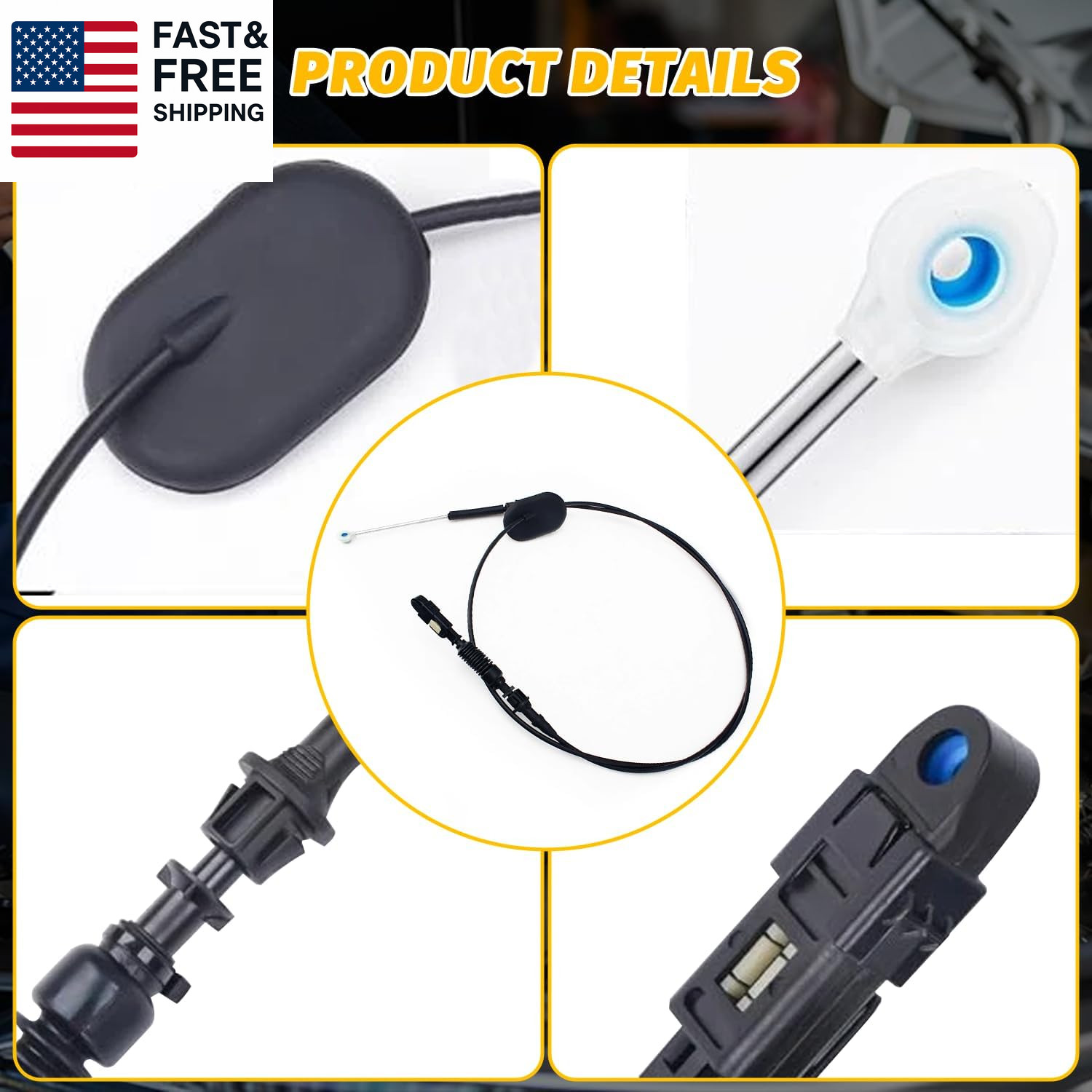 15037353 Automatic Transmission Gear Shift Cable Compatible with Tahoe C1500 C25