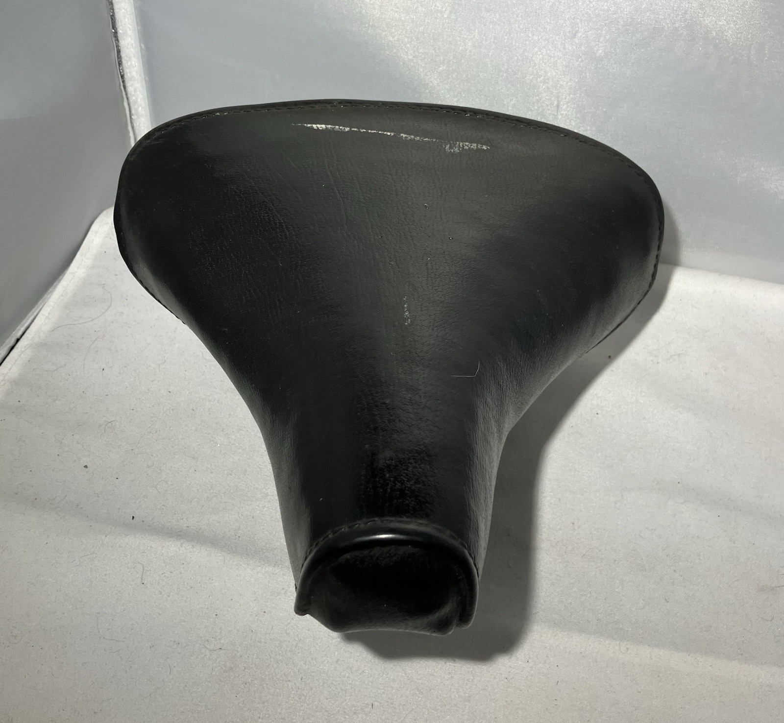 Vintage Schwinn Approved Riveted Black Leather Dual Spring Bicycle Seat Saddle