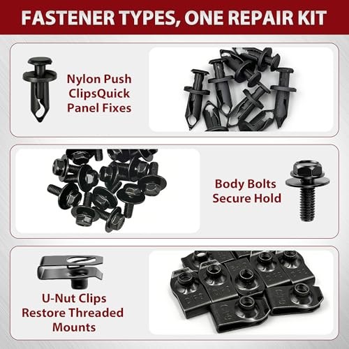 35PCS Universal Style Engine Under Cover Splash Shield Screws Universal Fit