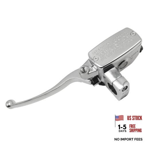 Universal 1″ 25mm Motorcycle Brake Master Cylinder Lever – Chrome Handle – Left