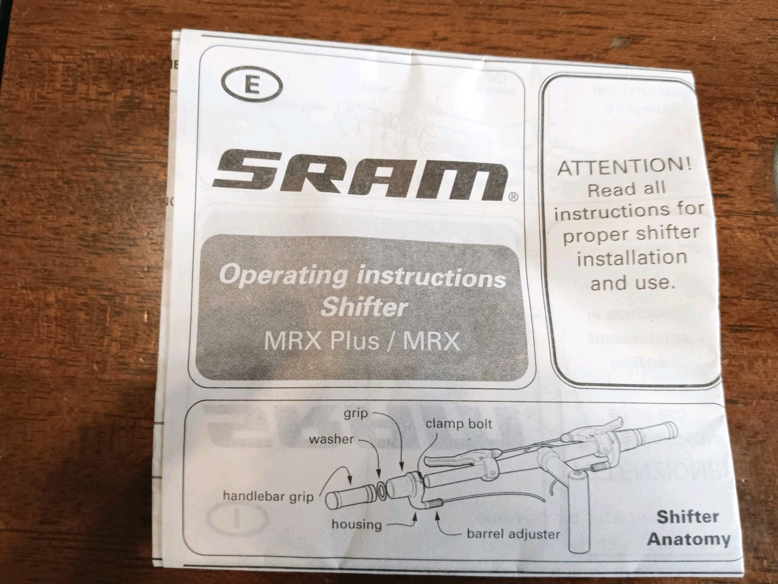 NOS Sram MRX 5 Speed Rear Grip Shifter