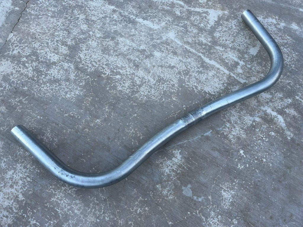 Vintage Unbranded French Porteur Alloy Handlebar | 24.5×525 mm / VGC