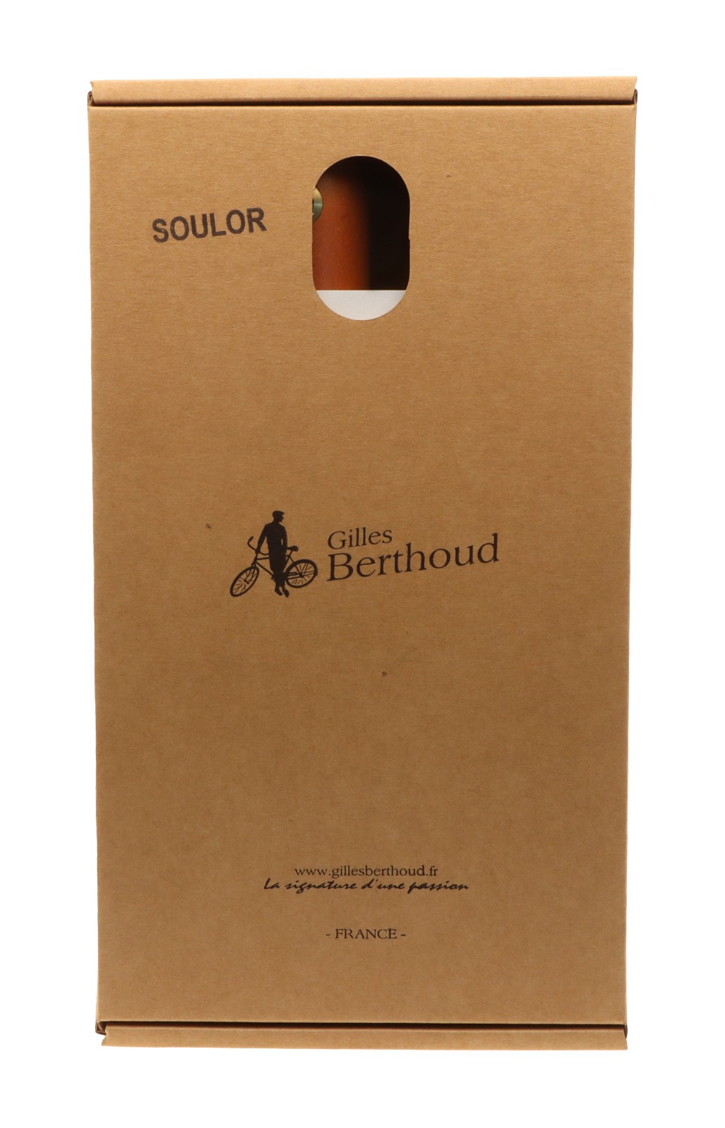 Gilles Berthoud Soulor Saddle Steel Rails Hard Leather Cover Natural NEW NOS NIB