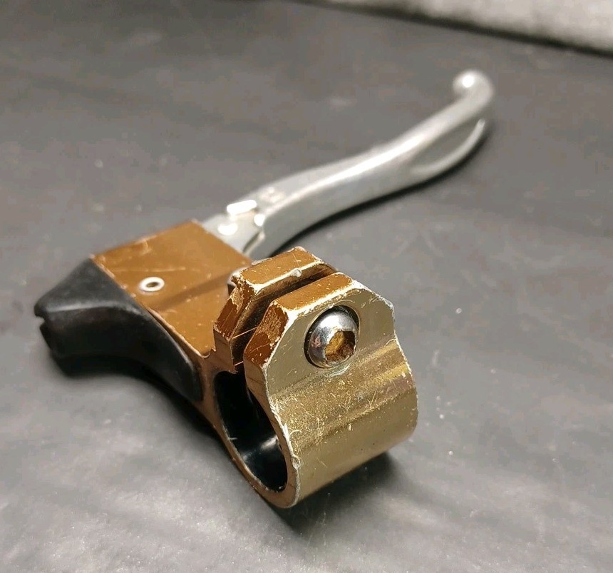 Dia-Compe 22.2mm B0385 Left Brake Lever Copper/Gold Old School BMX MTB 4 Finger
