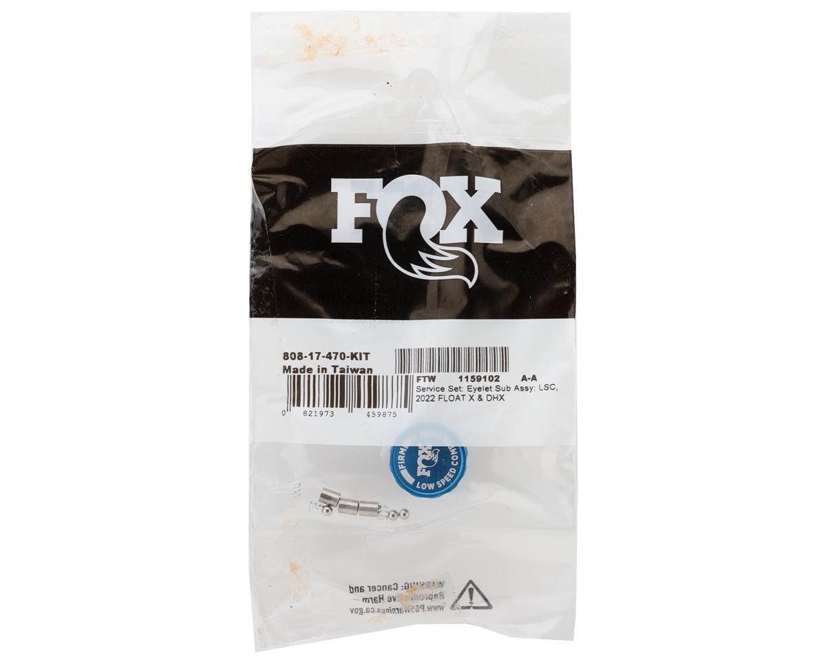 Fox Suspension Low Speed Compression Adjuster Assembly (Blue) [808-17-470-KIT]