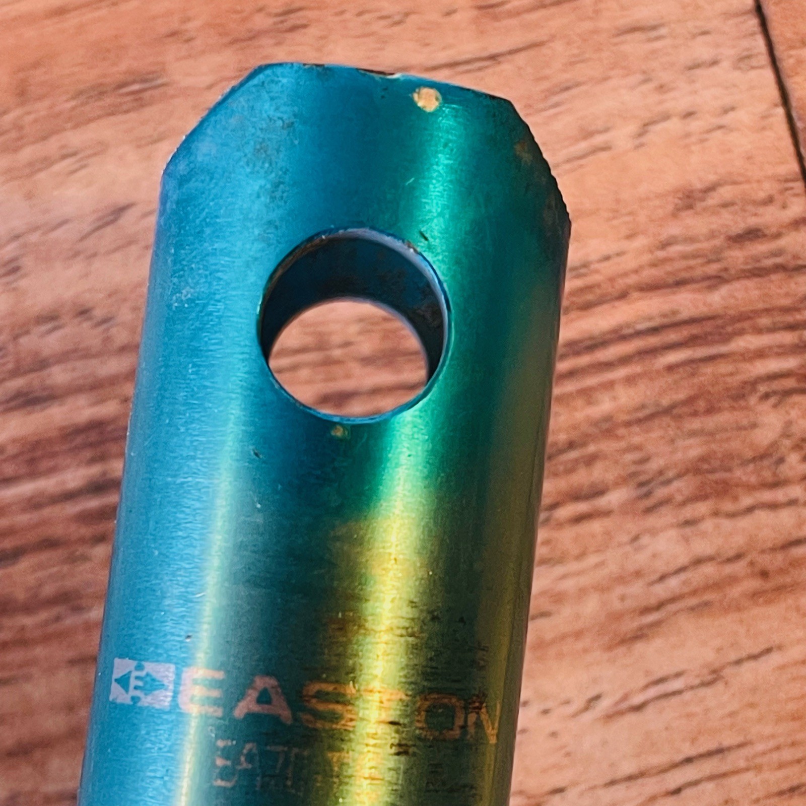 Vintage Ringle Moby Seatpost 27.2 350 Blue Ano Yeti Turquoise CRACKED PARTS ONLY