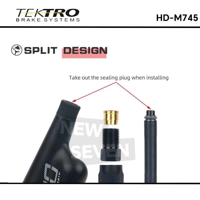 Genuine Tektro Orion HD-M745 Hydraulic Disc Brake Post Mount Front/Rear/Pair-OE