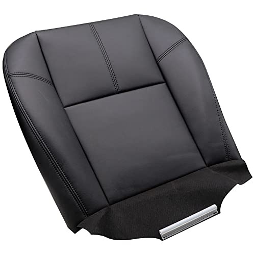 Black Driver Bottom Leather Seat Cover for Chevy Silverado Avalanche 2007-2013