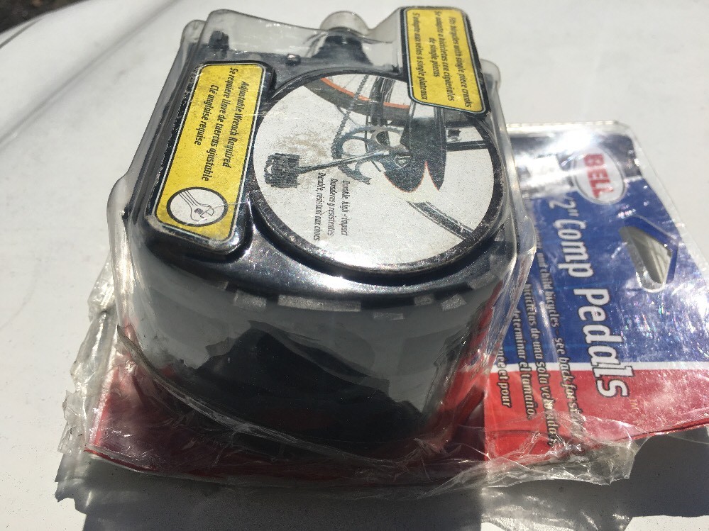 Bell Universal Metal/Plastic Bike Full Size Bicycle 1/2″ Pedals Set Black NEW