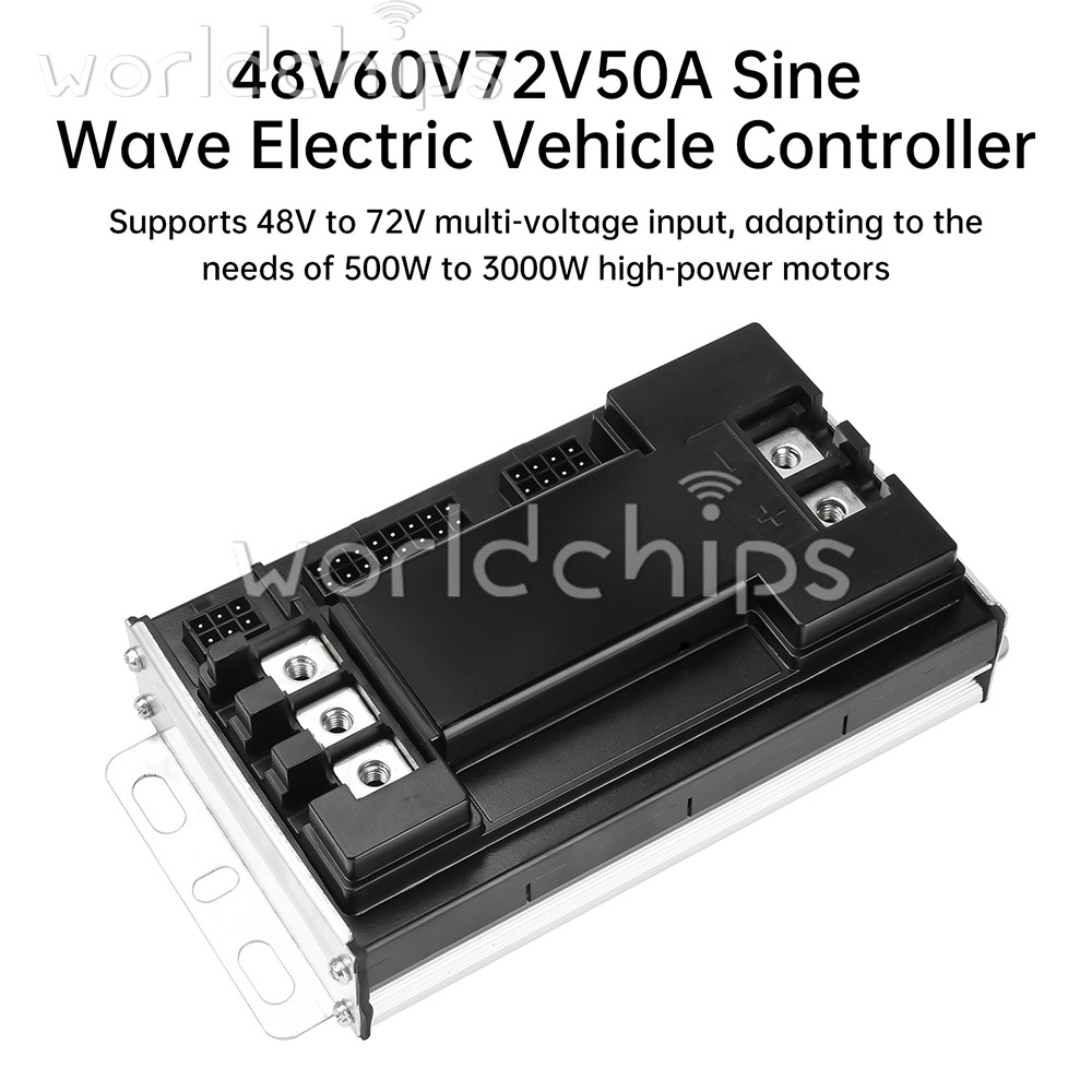48V60V72V 50A Sine Wave Electric Vehicle Controller Brushless Motor Driver 3000W