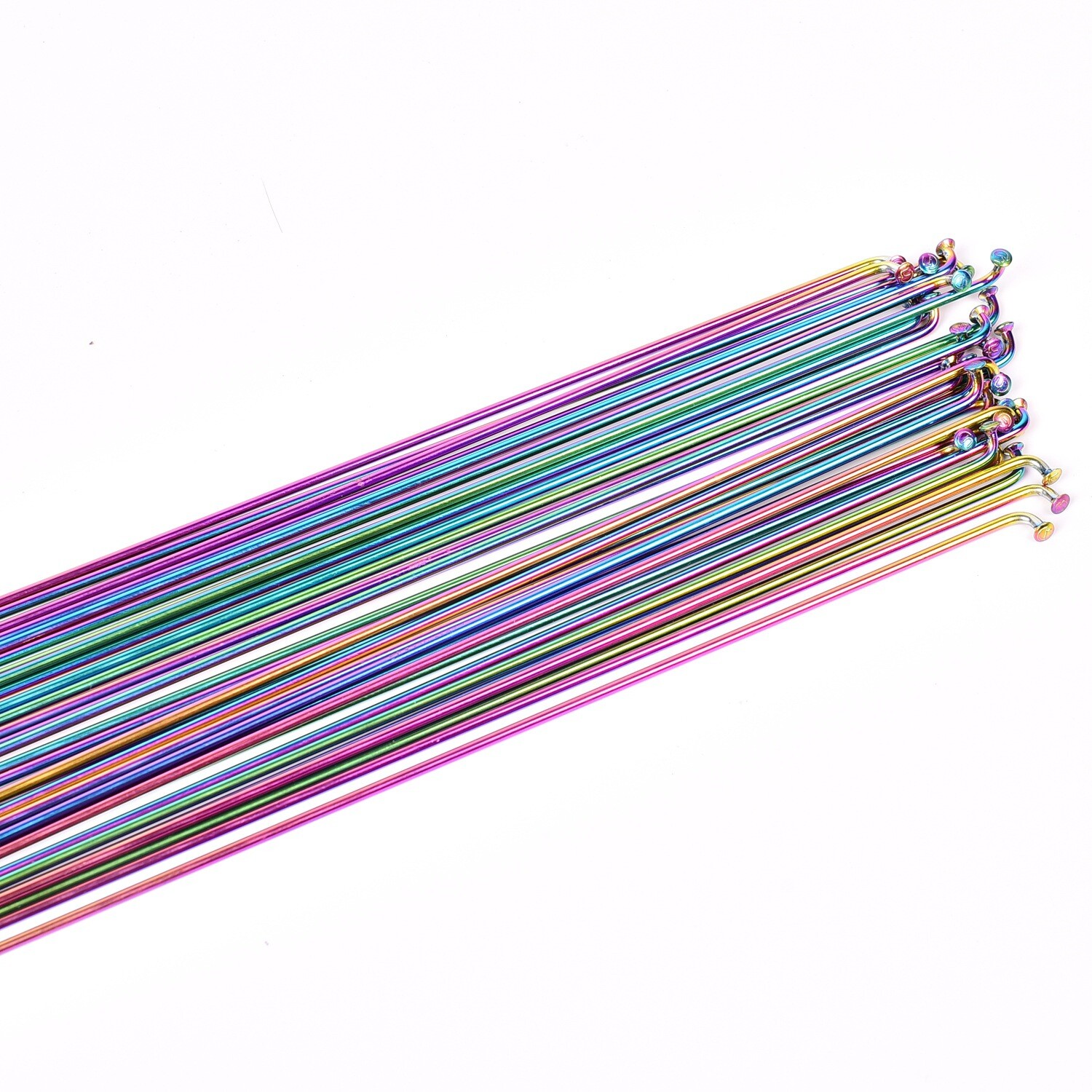 Ultralight 6g J-Bend Colorful Stainless Bicycle Bike Spokes with Brass nipples