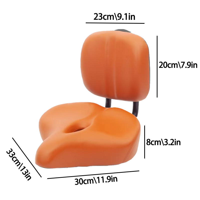 Bike Seat with Backrest Oversized Comfort Bicycle Bike Seats Bicycle Accessories