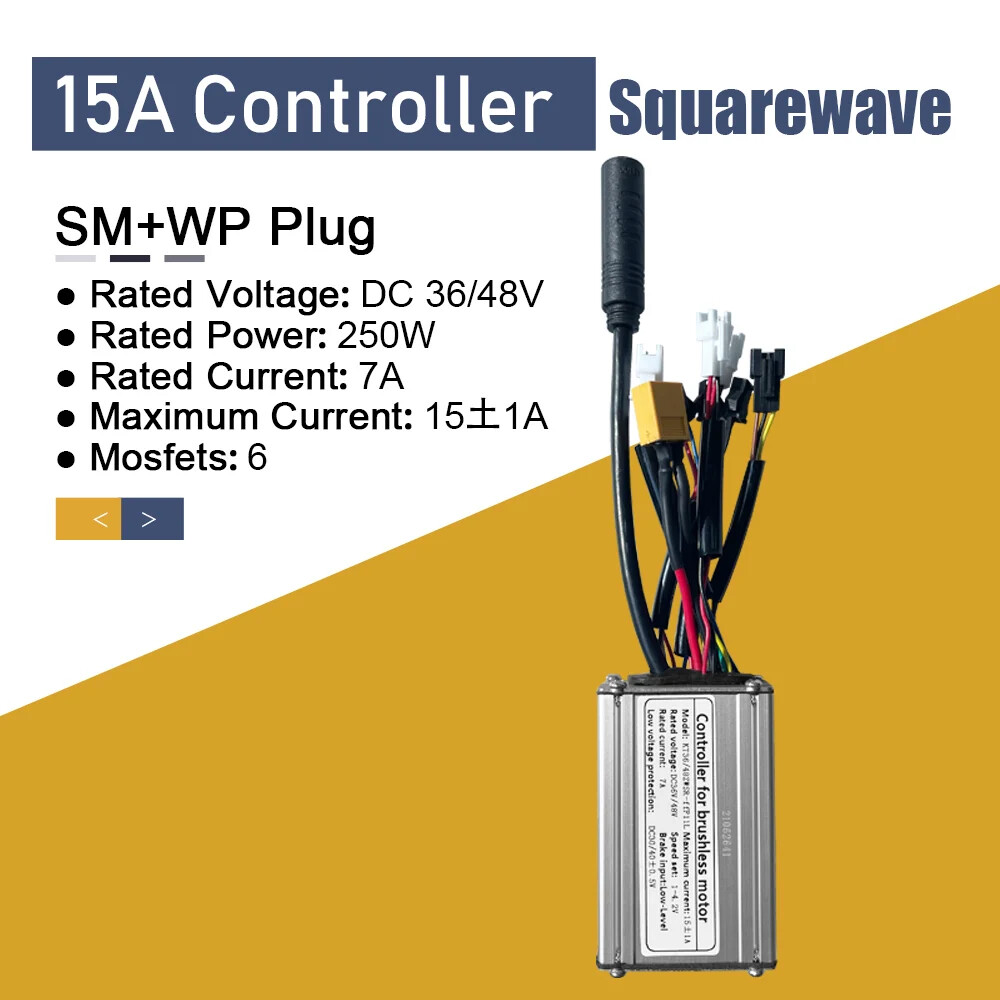 E-bike Controller 36V/48V 15A/17A/22A/25A/30A/50A Squarewave/Sinewave Controller