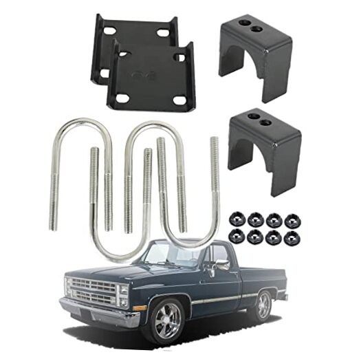 Rear Axle Flip Kit 5 Inch Drop Replacement for 1973-1987 C1500 C10 C15 Pickup