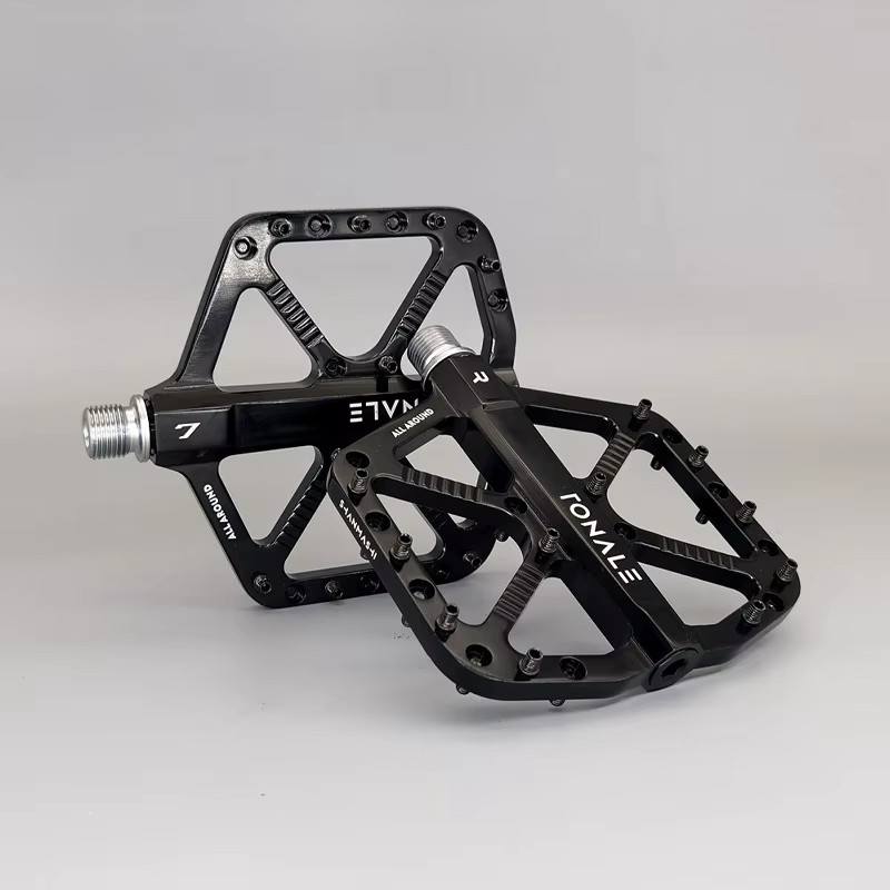 MTB Bike Pedals Brown CNC Aluminum Alloy Polished 3 Bearings Pedal Road Mountain