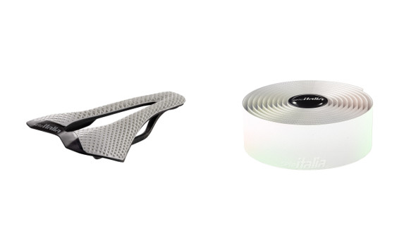 SELLE ITALIA SLR 3D CARBON OPAL WHITE – LIMITED EDITION – 3D PRINTED ROAD SADDLE