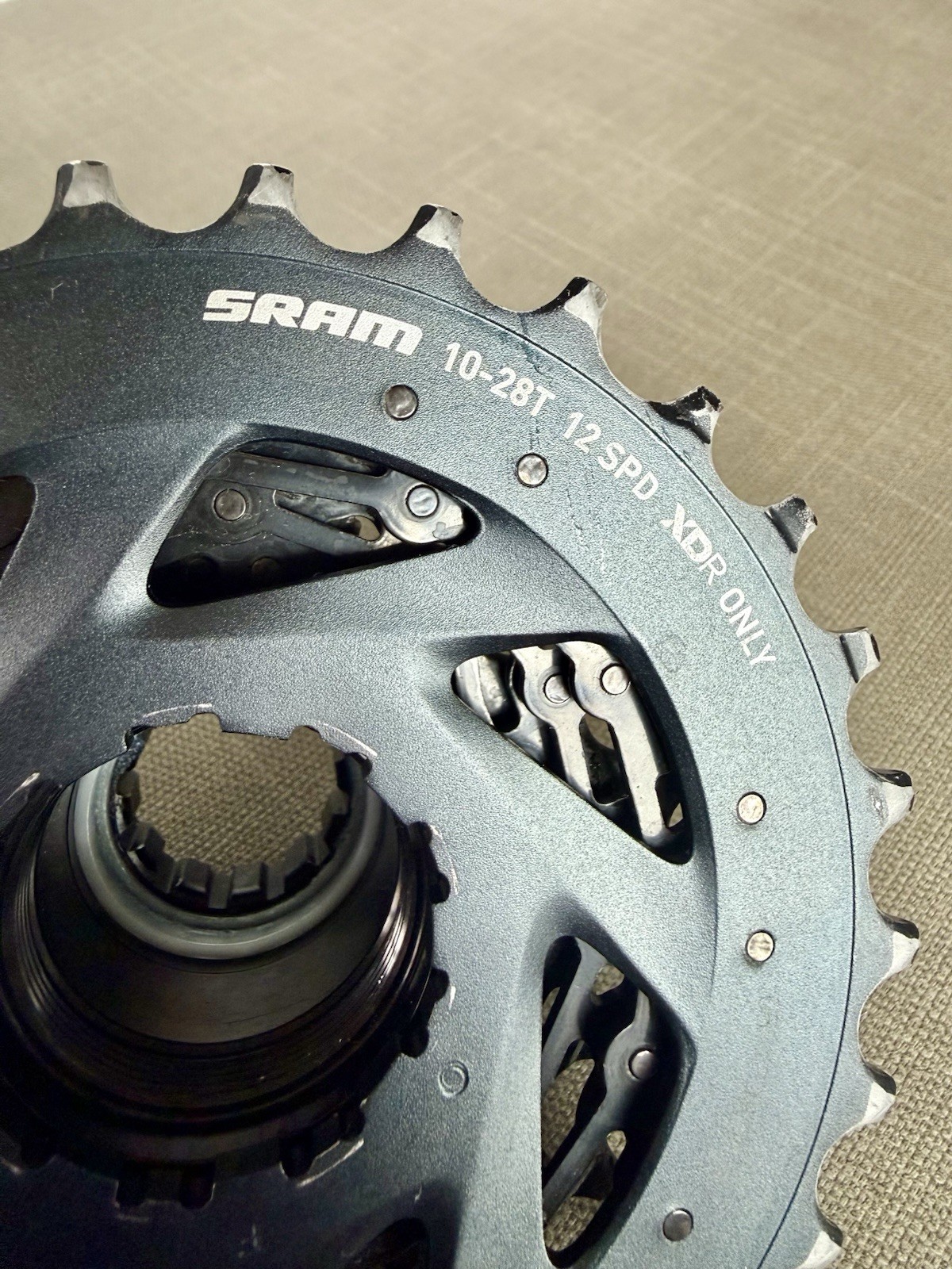 SRAM Force AXS CS-XG-1270-D1 Cassette, 10-28t, XDR, 12 Speed, BLACK