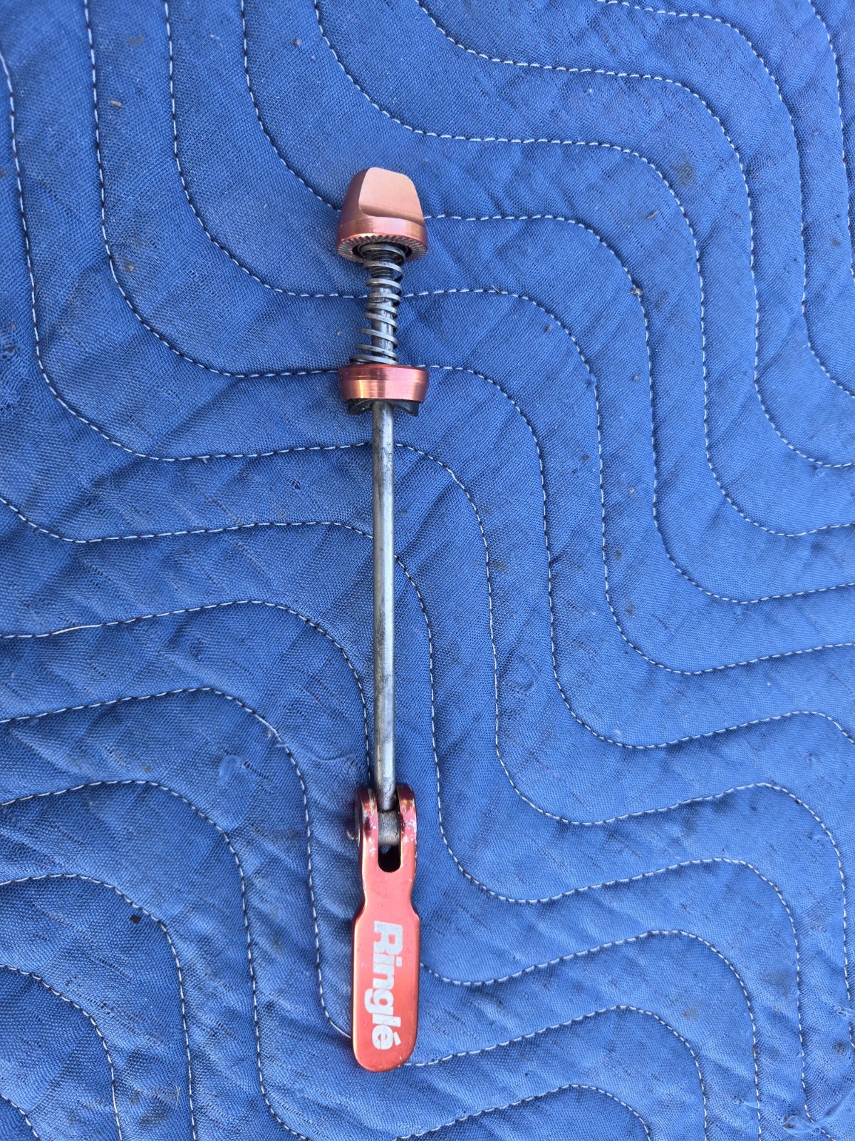 Vintage Ringle Front Wheel Quick Release Skewer 100 Mm Red MTB 50g 90s USA