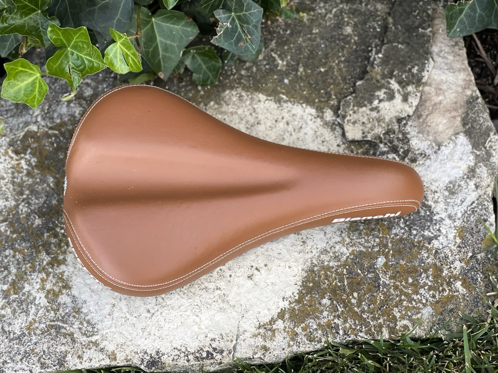 Bianchi x WTB Speed V Saddle – Light Brown – Mountain Bike Gravel Touring