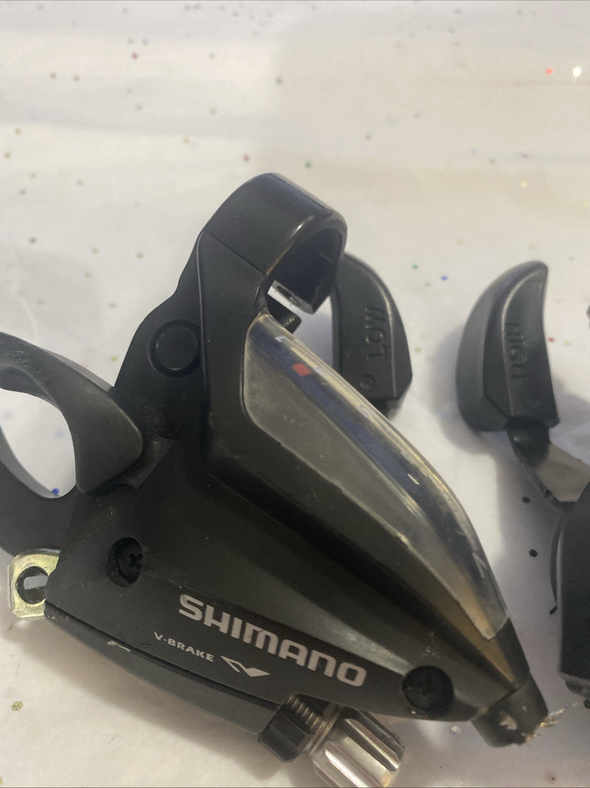 Shimano 3×7 Speed V-Brake Levers & Shifter ST-EF51-7R / ST-EF51-L Black