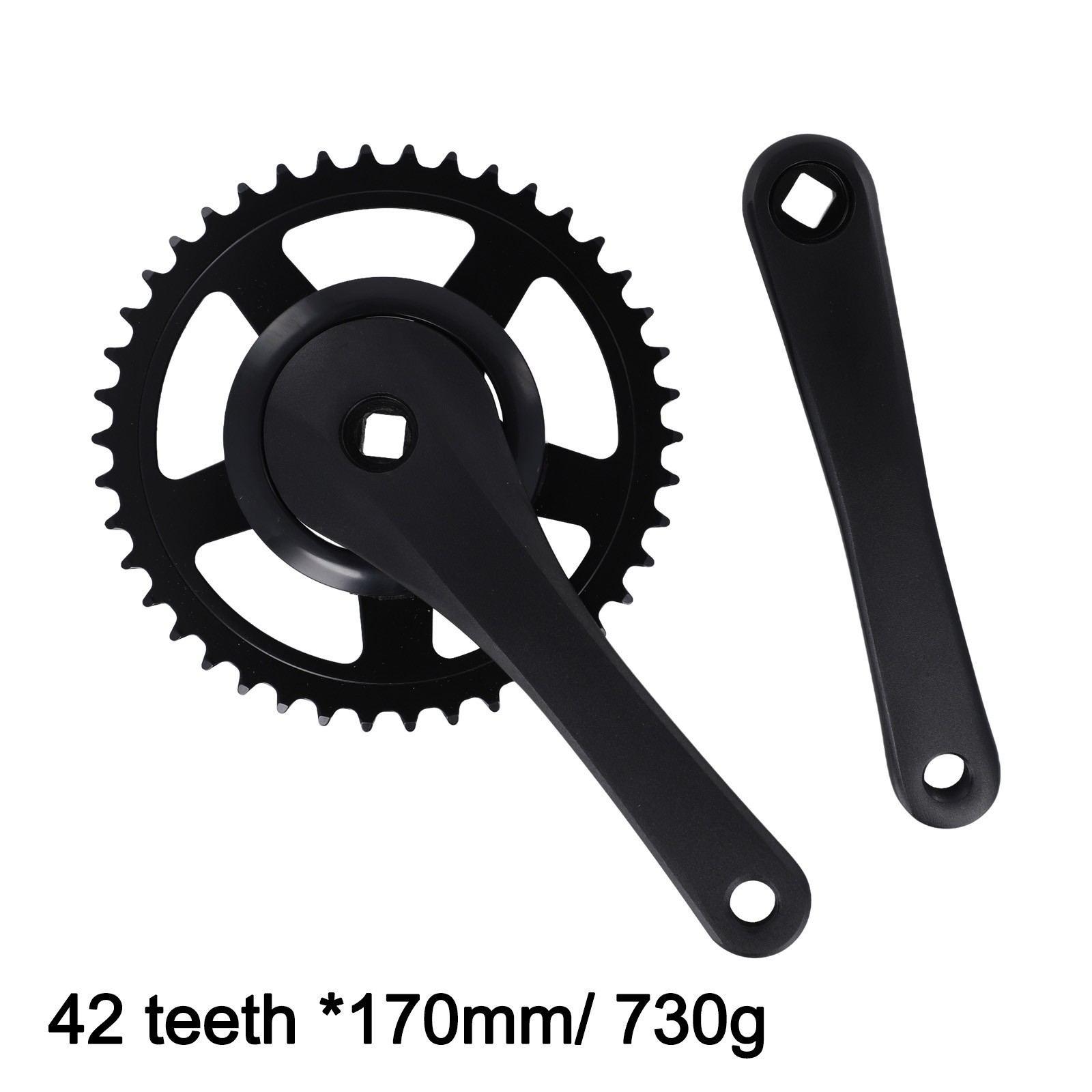 Premium For Fixie Bike Chainset 42T 170mm Crankset for Electric and MTB Bikes