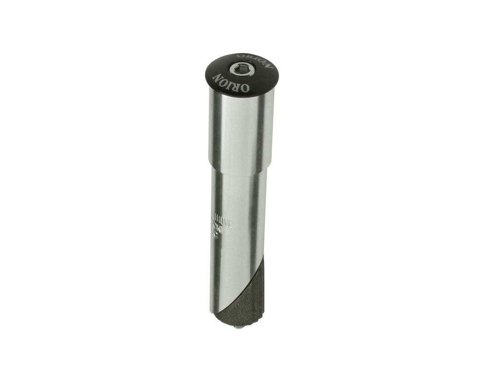 NEW! GENUINE 135MM LONG ALLOY STEM QUILL ADAPTER 25.4/28.6 AD-03CN IN CHROME.