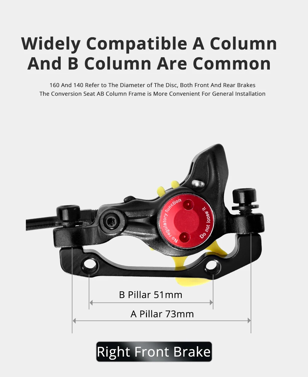 MTB Bike Oil Disc Brake 800mm 1400mm Bicycle Hydraulic Disk Brake Caliper Sets