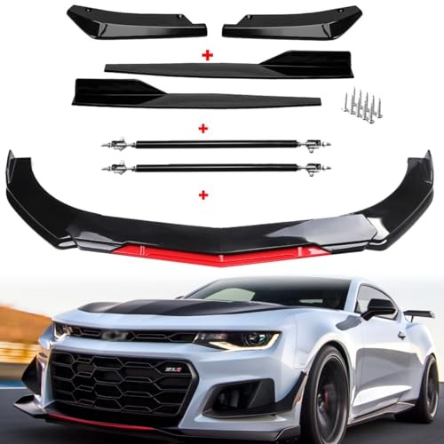 Gloss Black Bumper Lip Spoiler Splitter Fits 1997-2002 2010-2021 Chevy