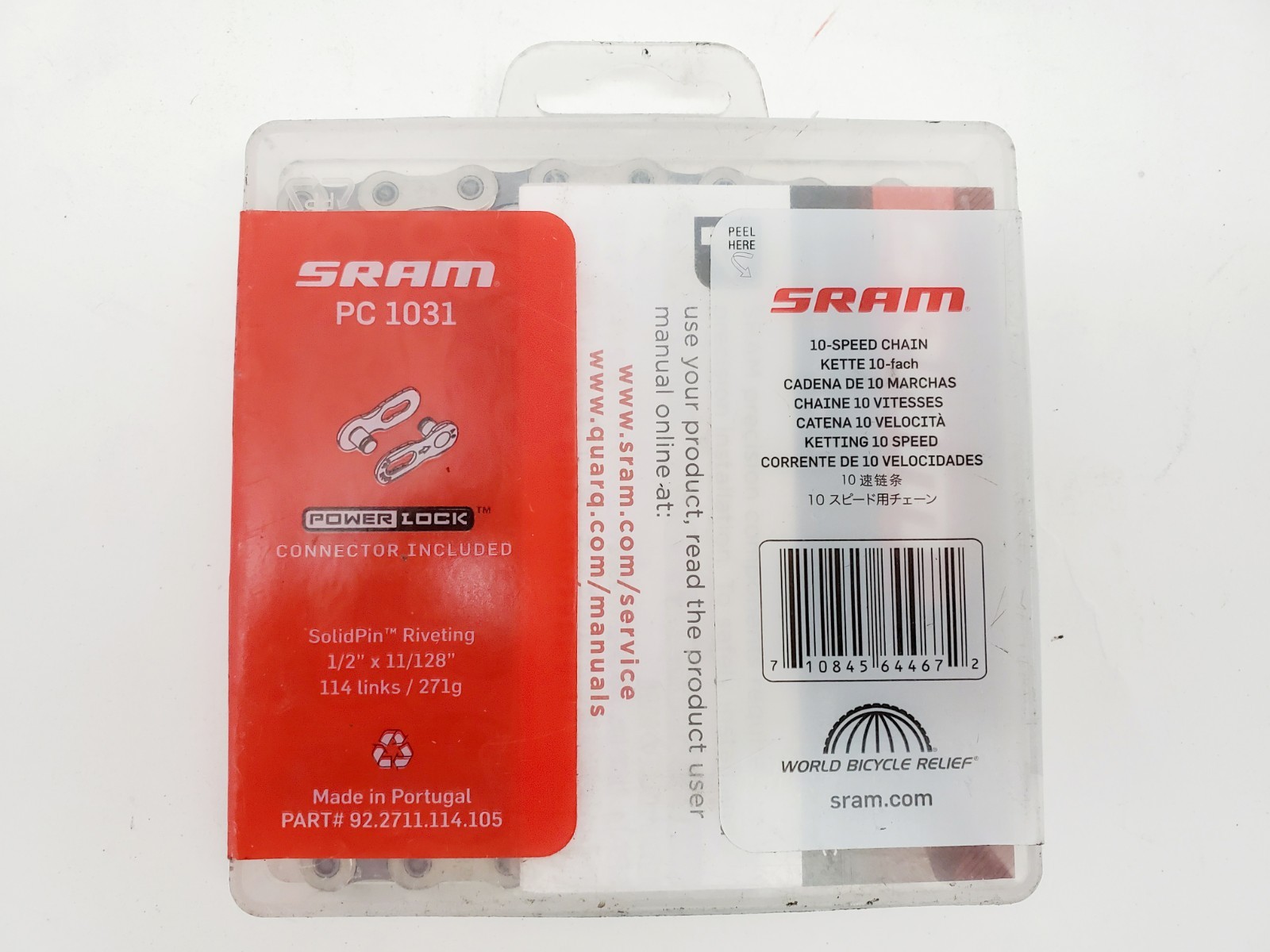 SRAM PC1031 10-Speed Bicycle Chain New in Box