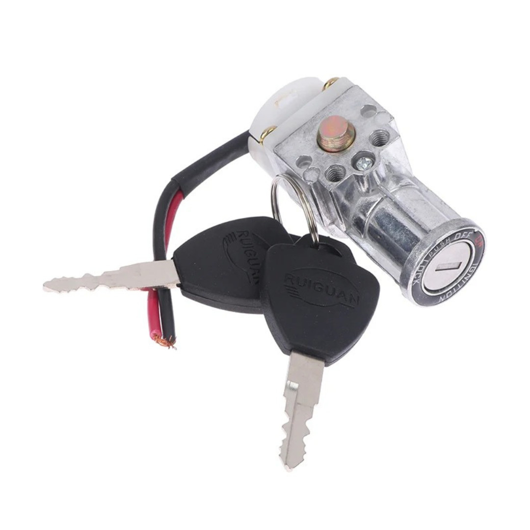 Bigger Head Type Electric Bicycle Ignition On/Off Key Switch Heavy Load E-Bike,