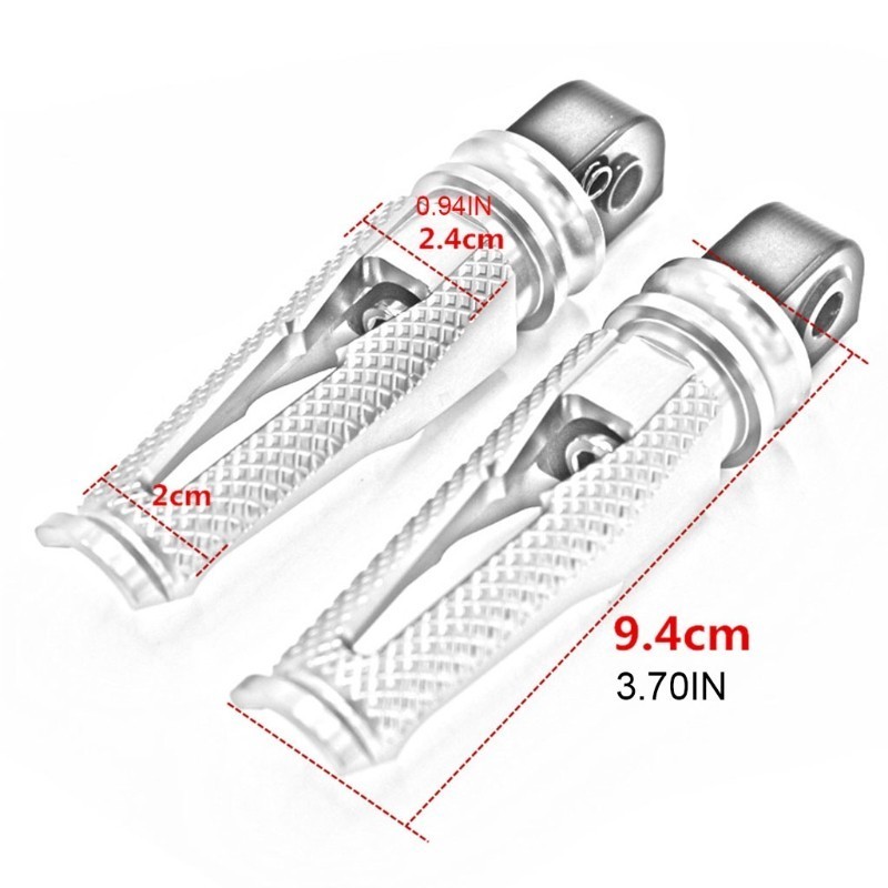 Durable Foot Pegs Pedal Footrest For YZF R6 R3 Scootor Motorcycle Footrest 2x