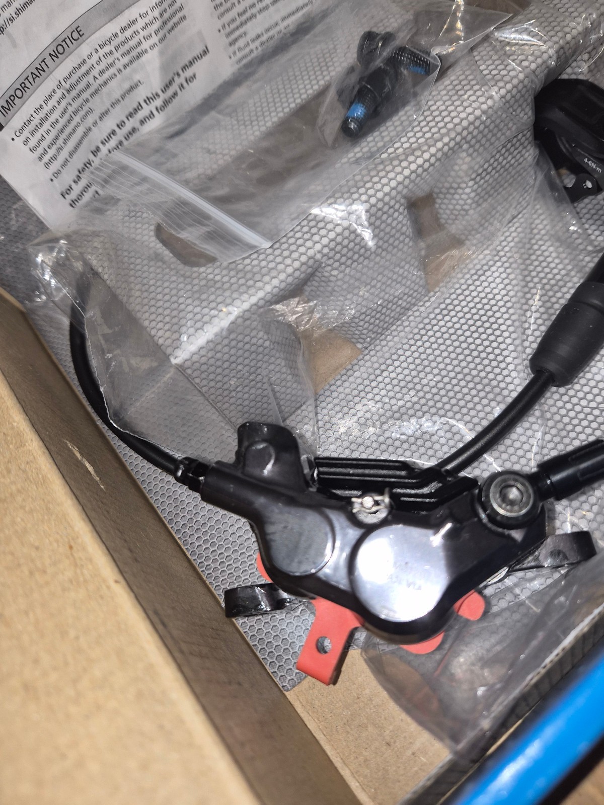 SHIMANO Front Left XT M8100 M8120 Brake & Lever Metal ICE TECH PADS Free Ship