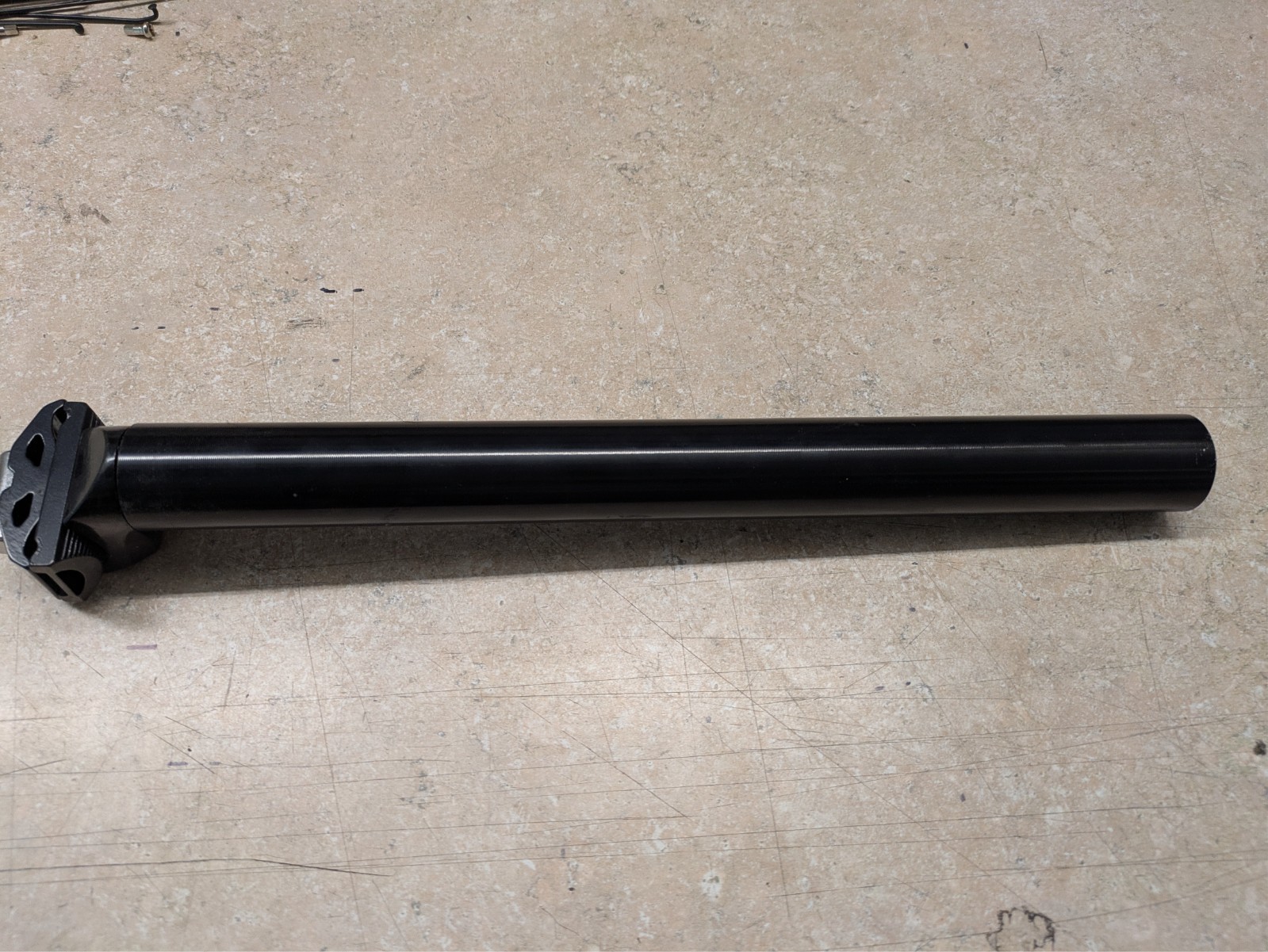 31.6mm Promax seatpost 340mm black 18mm setback