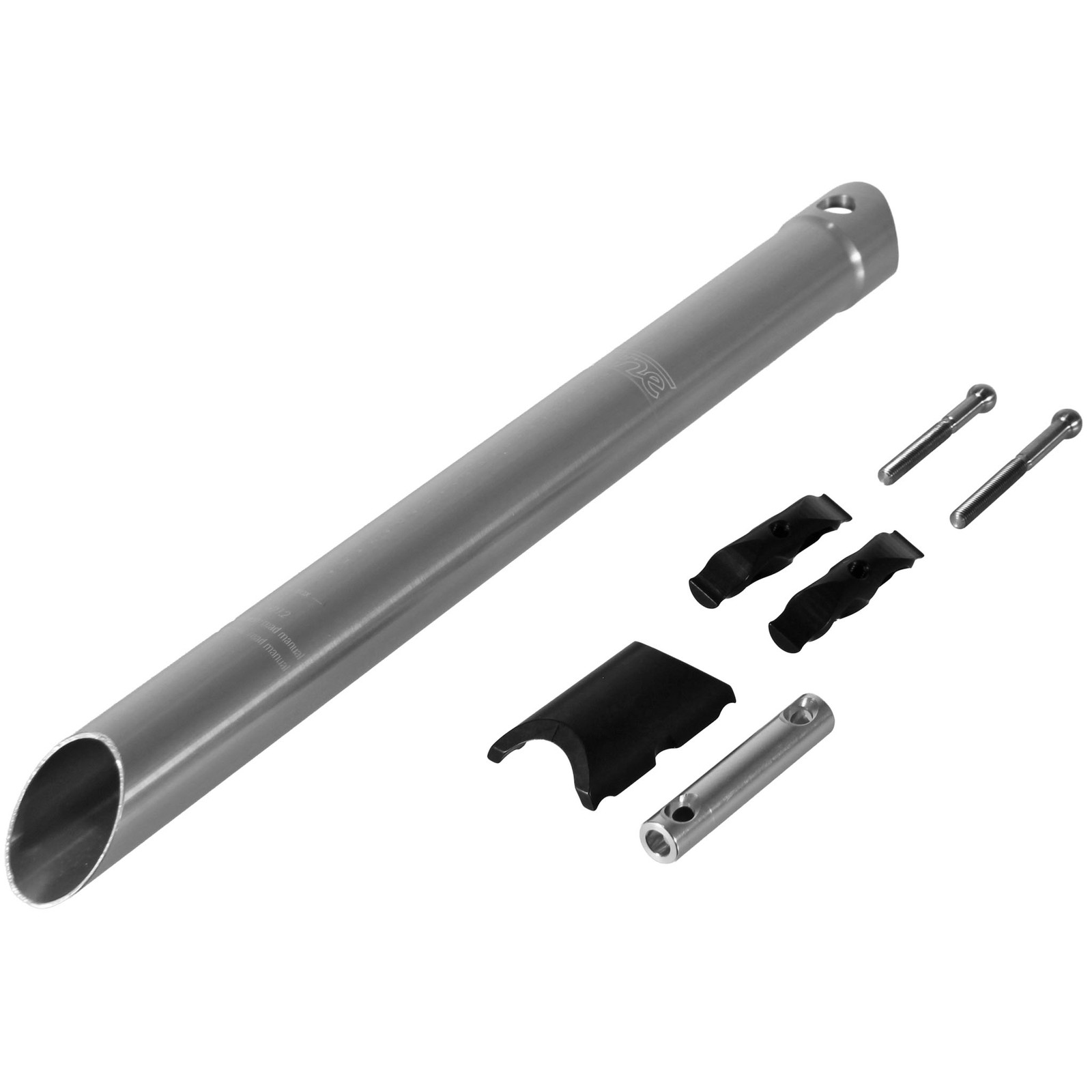 Tune Starkes St ck Seatpost 27.2mm 340mm 0mm Offset Silver