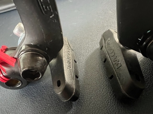 ! RITCHEY LOGIC Canti brake one pair W/ brake pads cantilever ALL black VINTAGE
