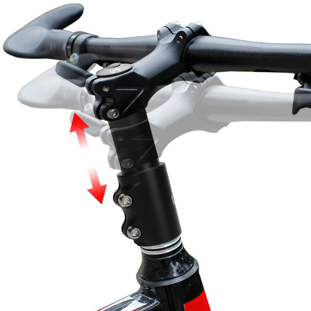 Bike Stem Riser MTB Handlebar Extender Hex Key 1-1/8″ 28.6mm Fork Aluminum BMX