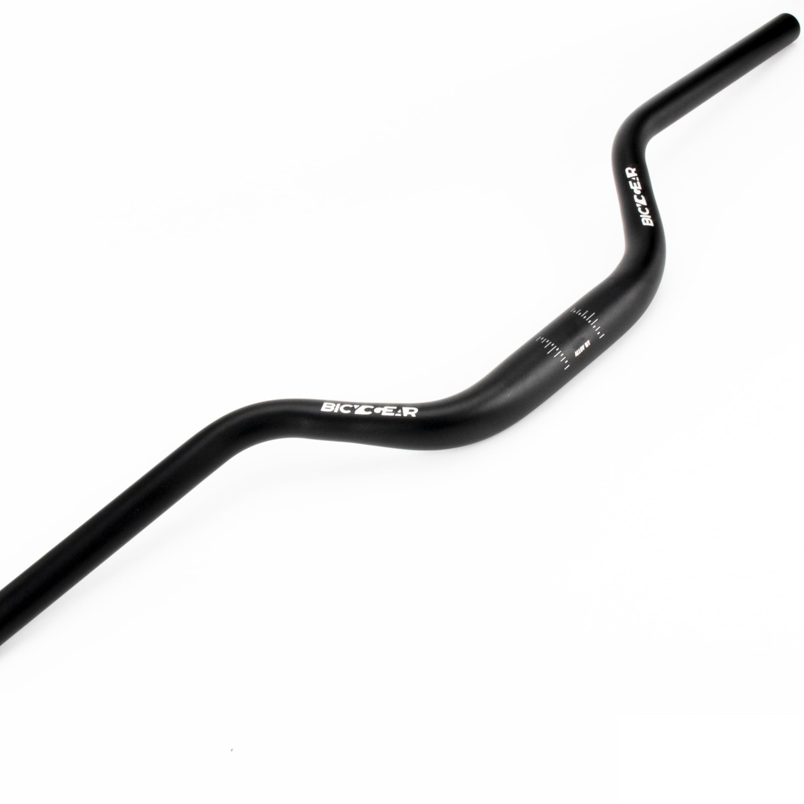 25.4 Mountain Bike Handlebar 640mm, 100mm Rise Bicycle Handlebar 10° Backswee…