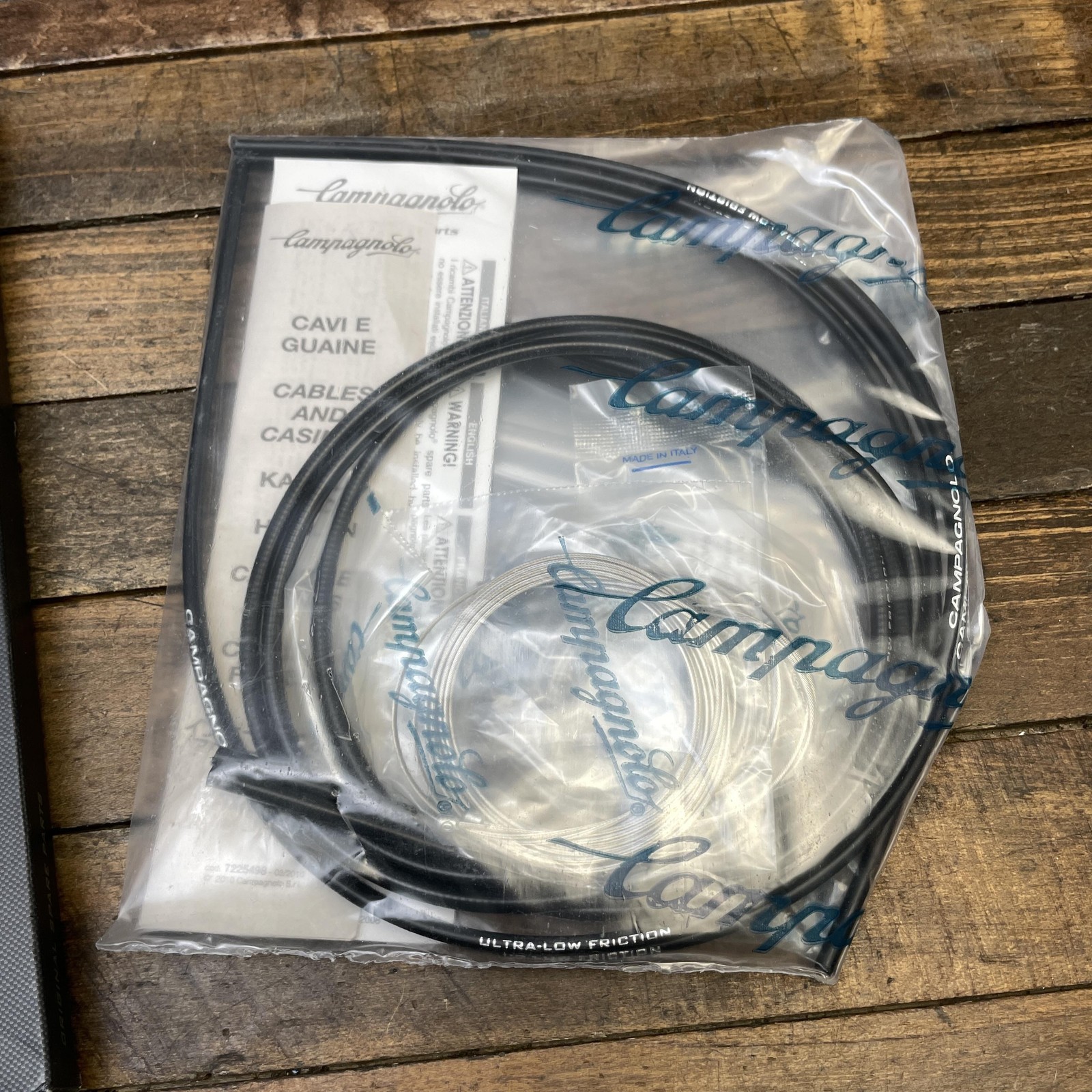 Campagnolo Ultra Shift EP Cables Housings CG-ER600 Ergopower Italy NOS Open