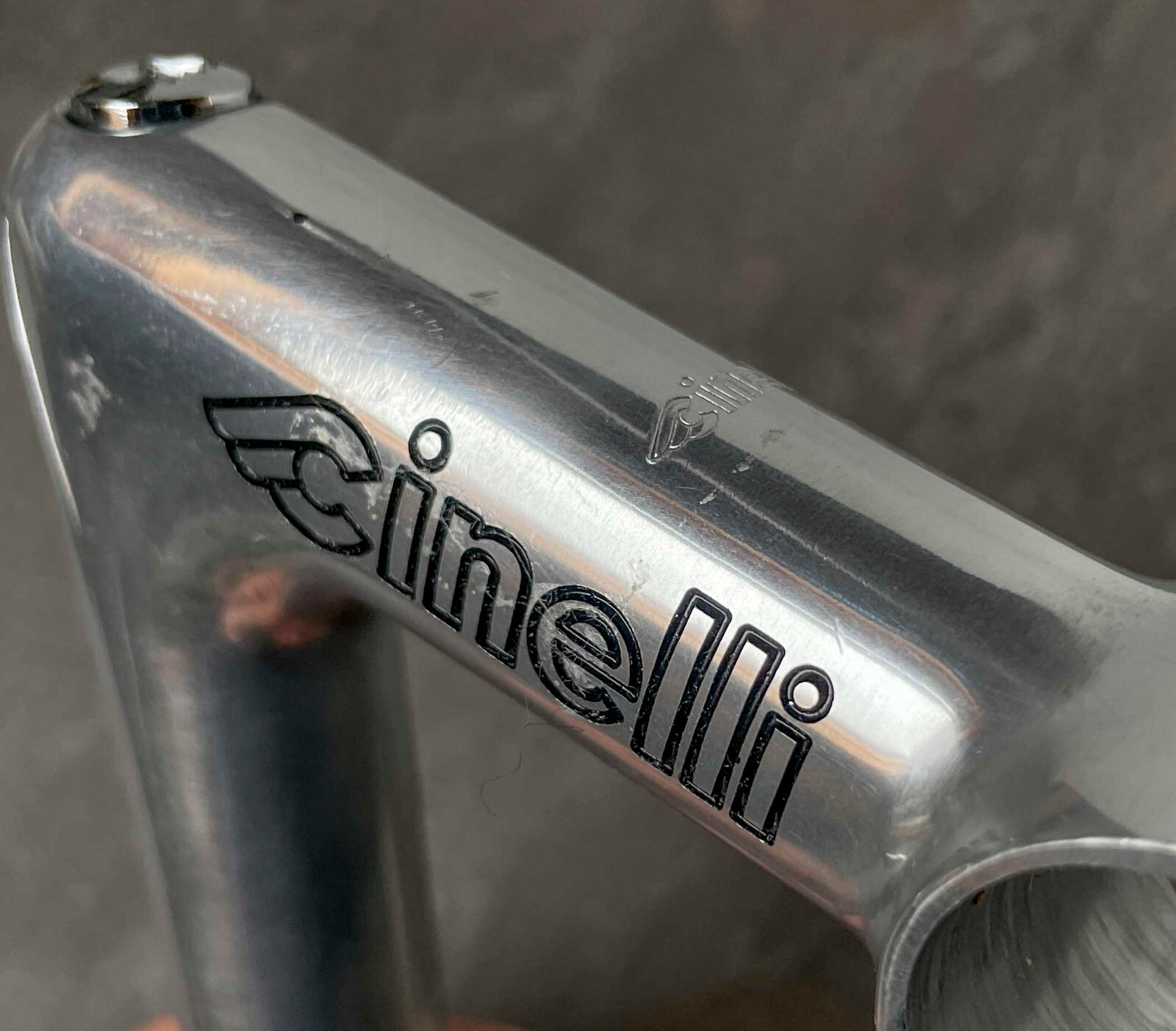 Cinelli 1A Stem Engraved 85Mm Handlebar Clamp Pantographed